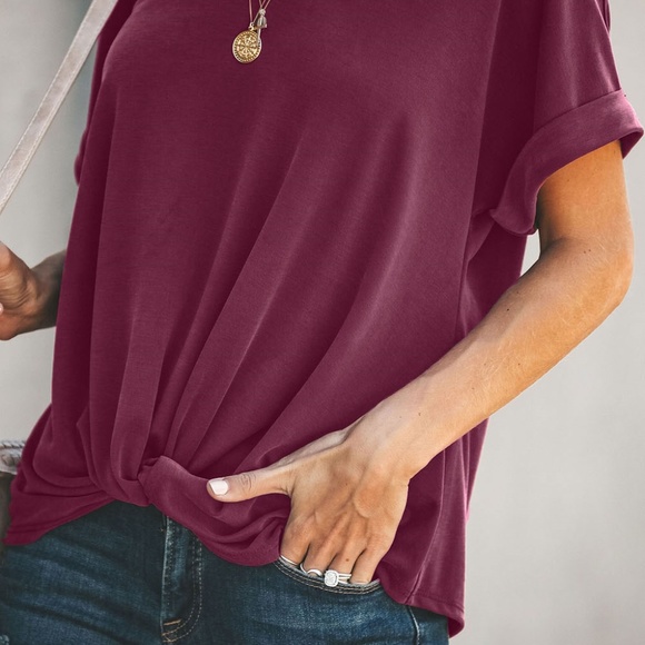 twist bottom tee - Picture 3 of 5